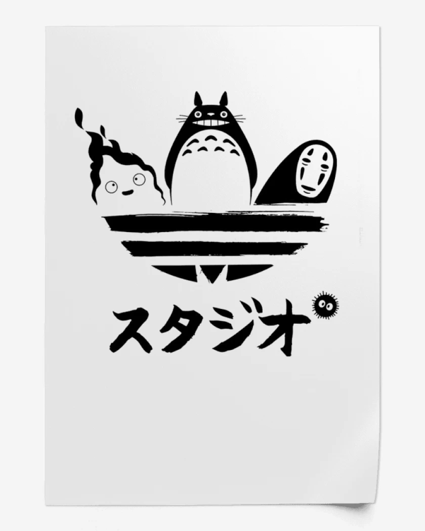 Print Blanco de totoro adid