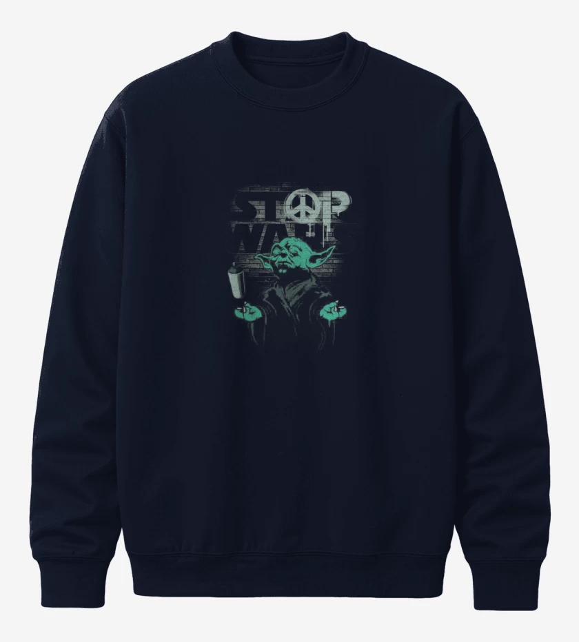 Poleron polo Stop war  yoda