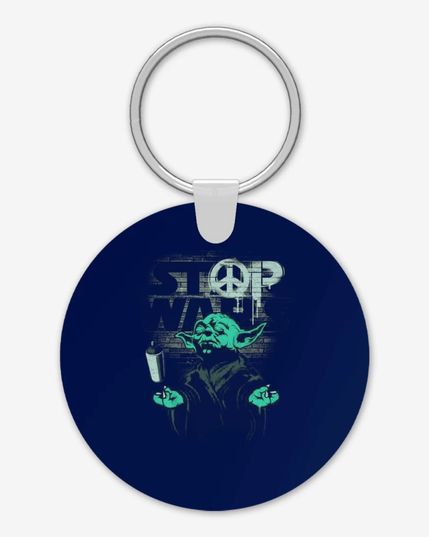 Llavero Stop war  yoda