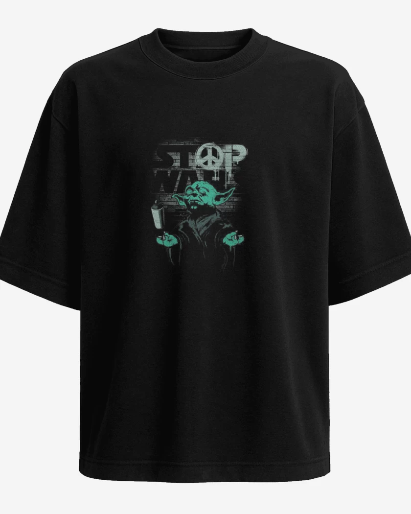 Polera Oversize Stop war  yoda