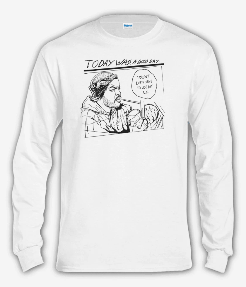 Polera manga larga Today was a good day icecube