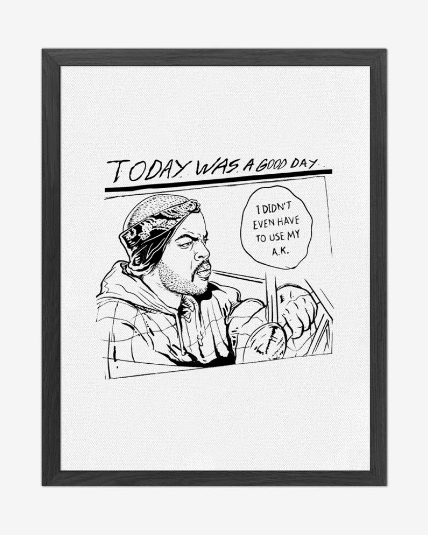 Cuadro decorativo Today was a good day icecube