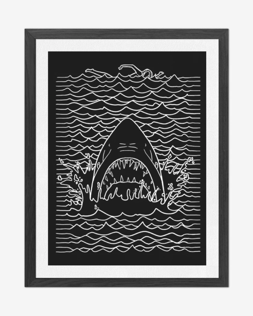 Cuadro decorativo Negro de Jaw division 