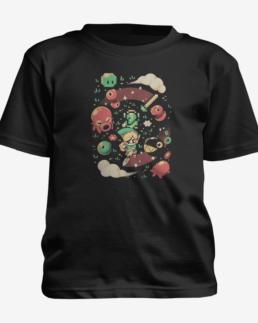 Polera de niño Negro de Link y sus amigos 