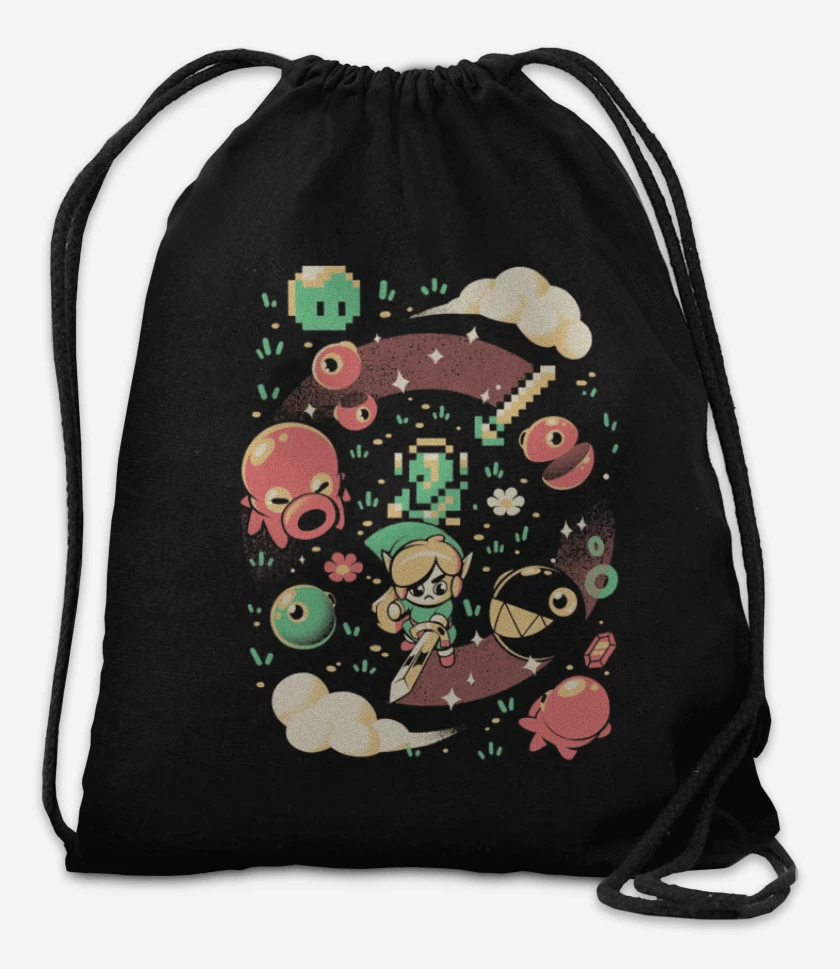 Mochila Negro de Link y sus amigos 