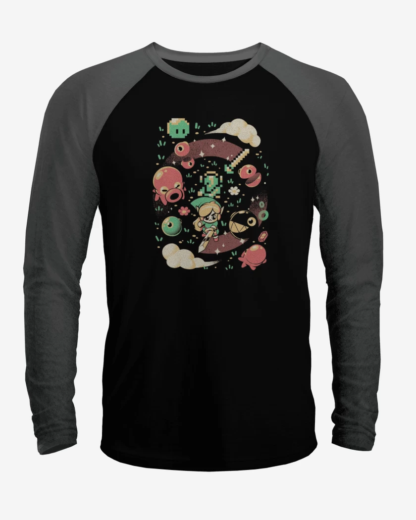 Polera Raglan Link y sus amigos 