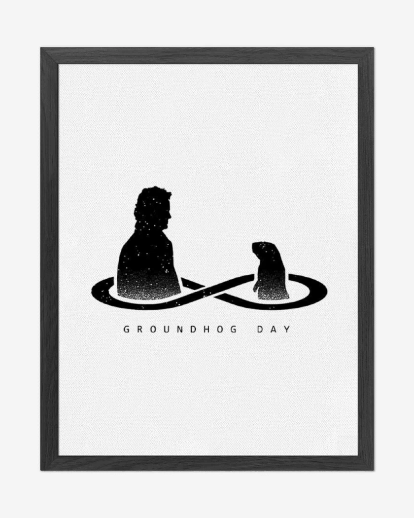 Cuadro decorativo Blanco de Dia de la marmota 
