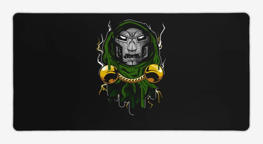 Mouse pad Gamer Negro de dr.doom