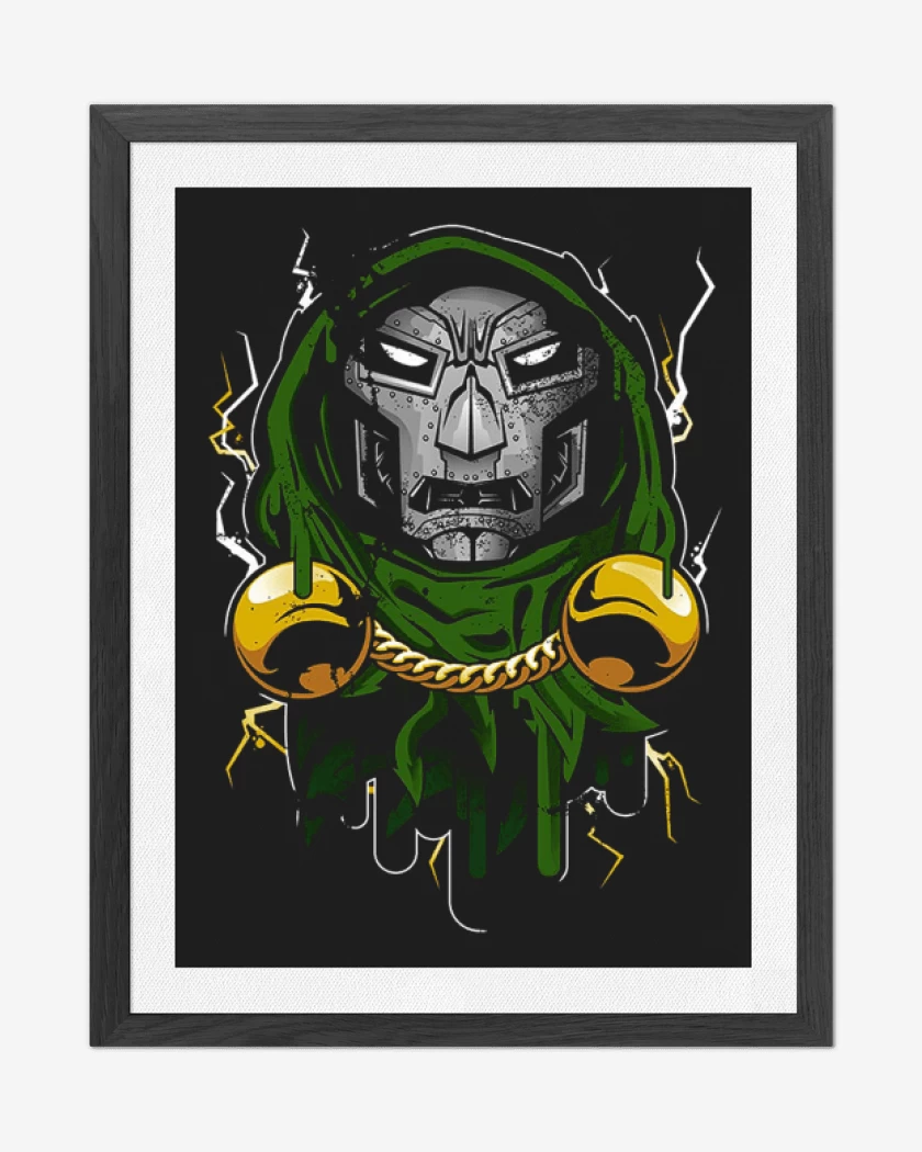 Cuadro decorativo Negro de dr.doom