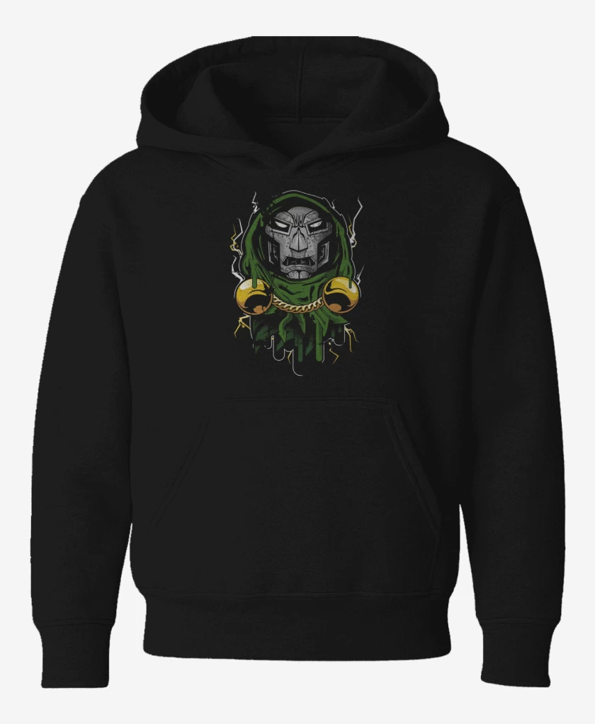 Poleron de niño Negro de dr.doom