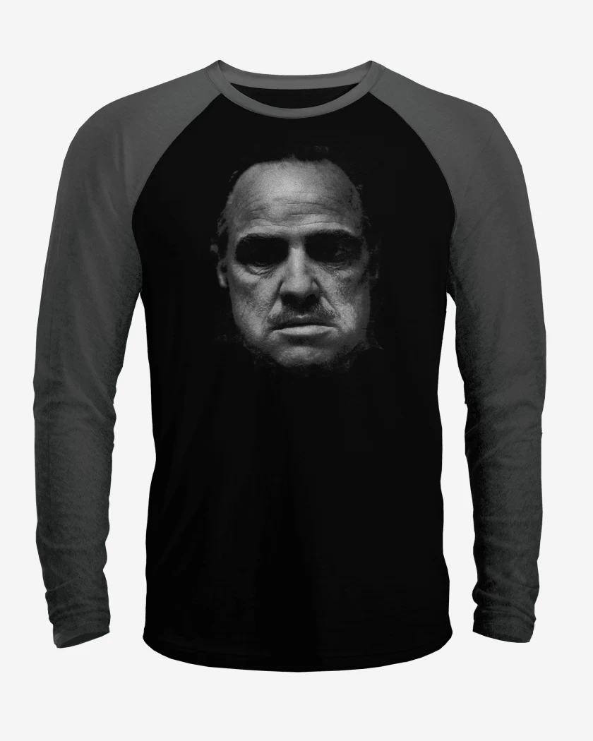 Polera Raglan Negro / Negro Heather de MARLON 
