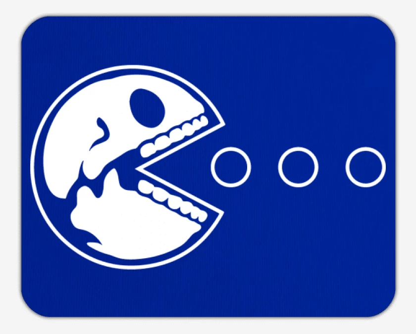 Mousepad Pacman - Skull V2