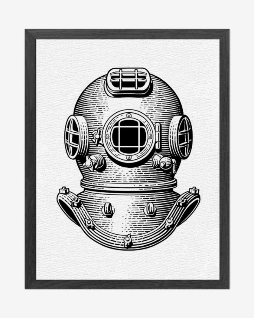 Cuadro decorativo Blanco de BUCEO ANTIGUO 
