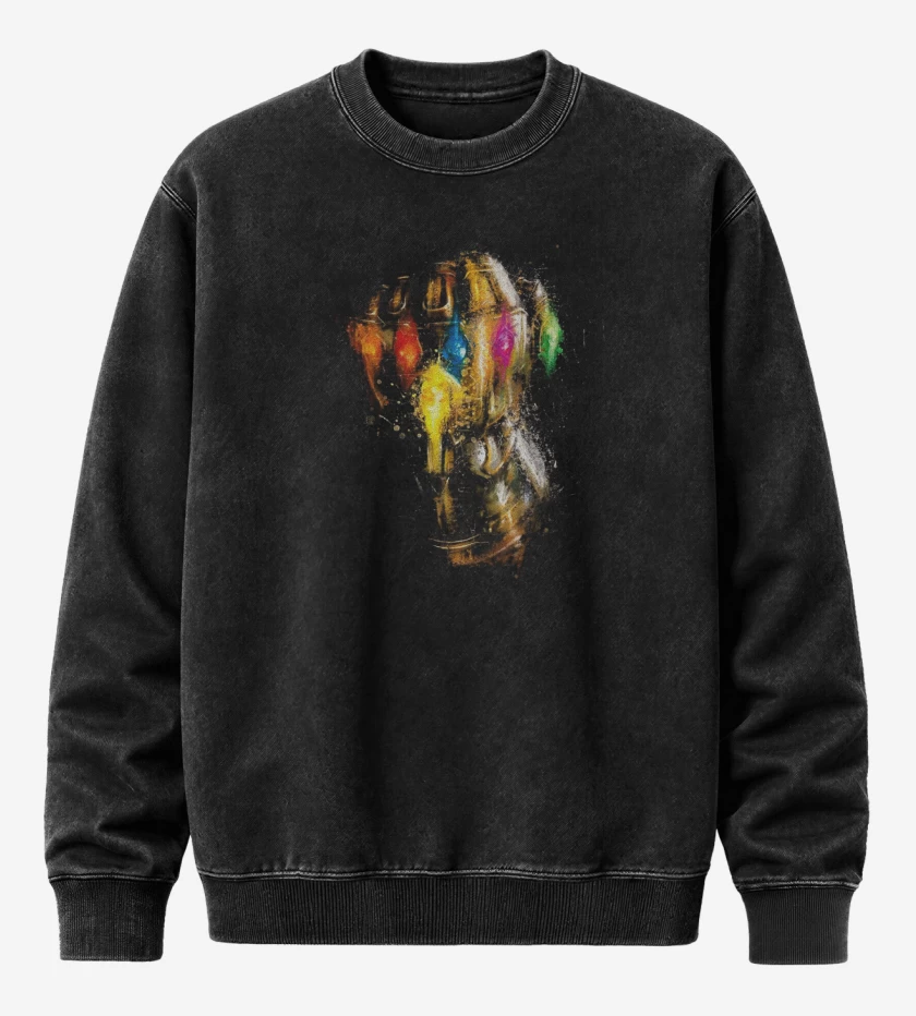 Poleron Polo Acid Wash Negro de Juego final