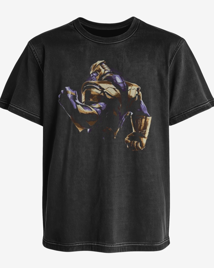 Polera desgastada El titan loco