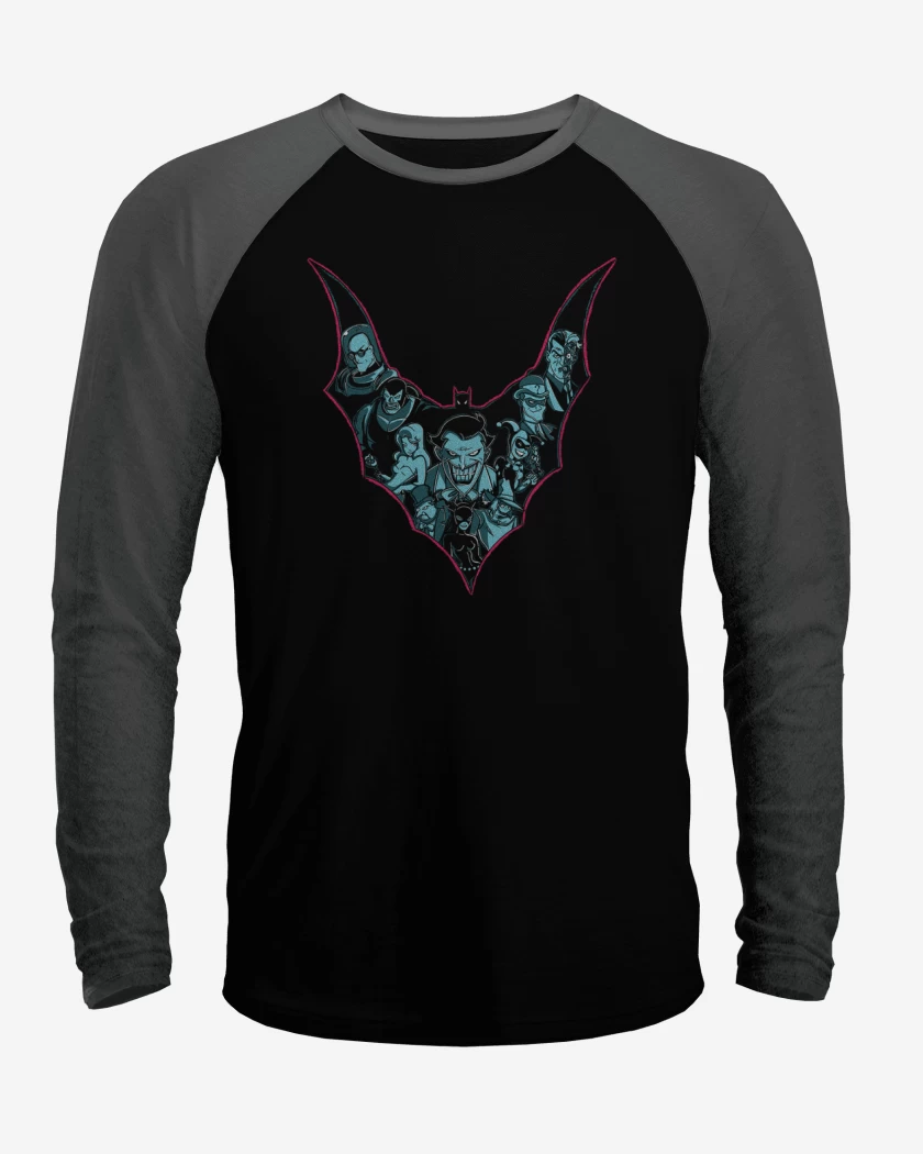 Polera Raglan Joker y villanos