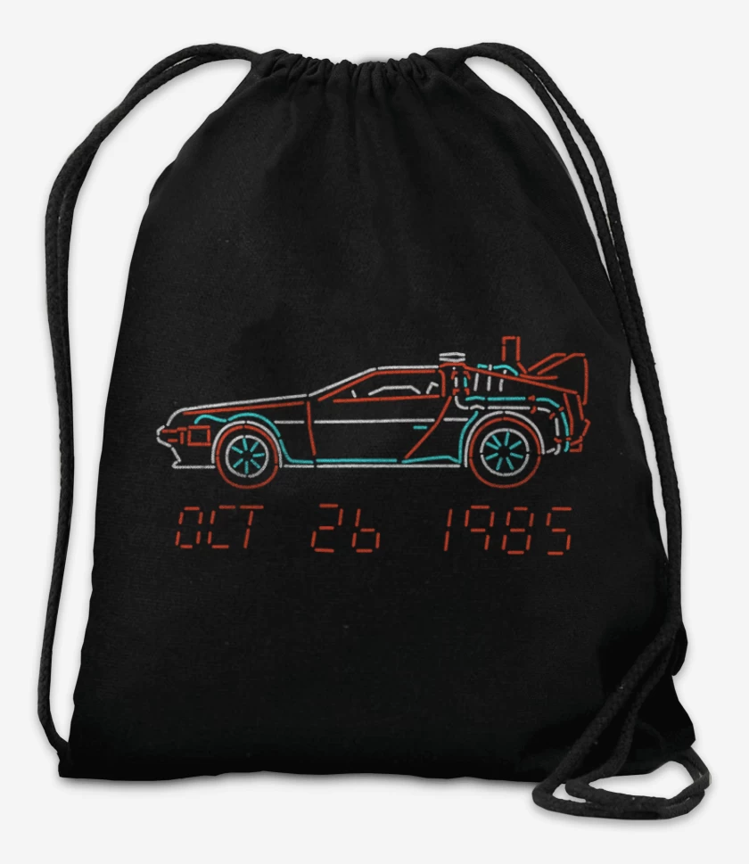 Mochila Negro de Delorean OCT