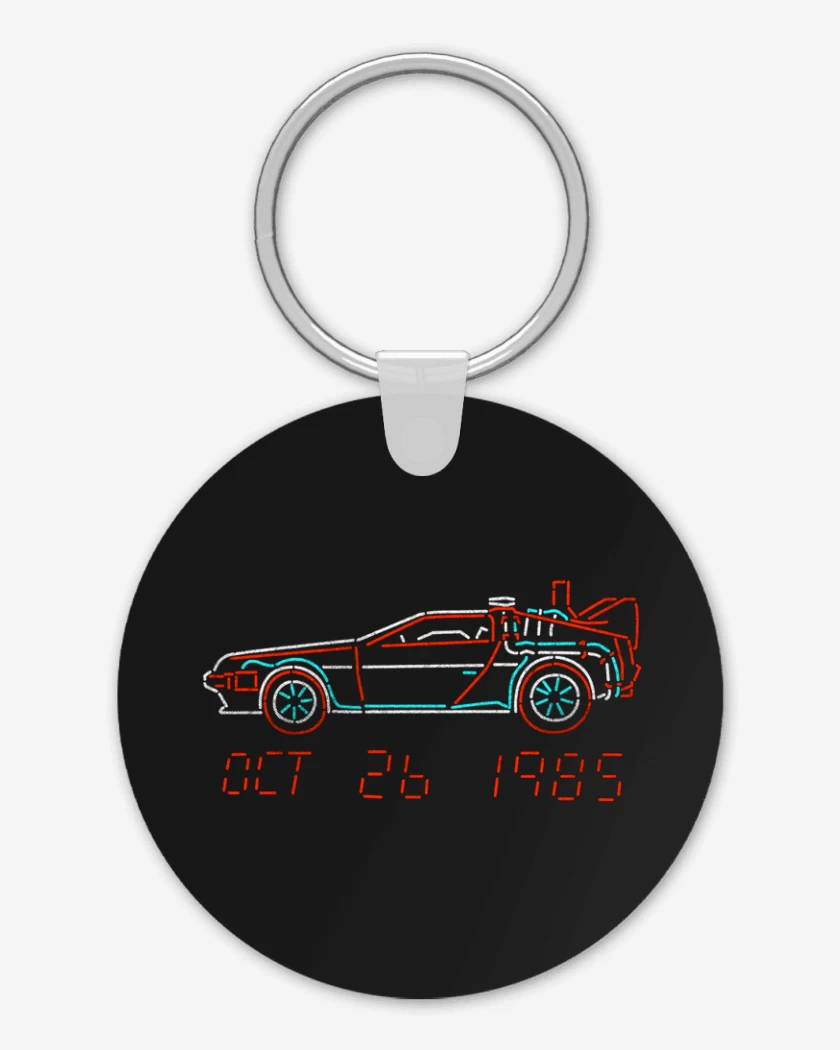 Llavero Delorean OCT