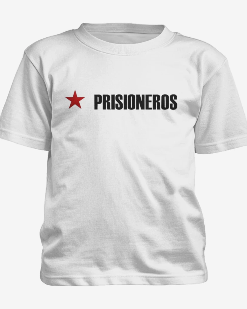 Polera de niño Blanco de Prisionero