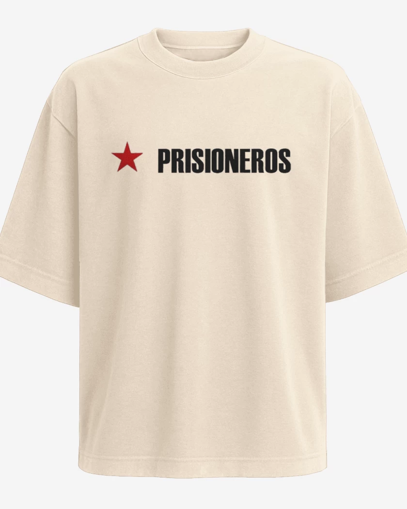 Polera Oversize Beige de Prisionero