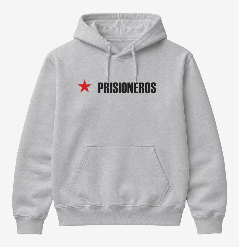 Poleron Canguro básico Gris Melange de Prisionero