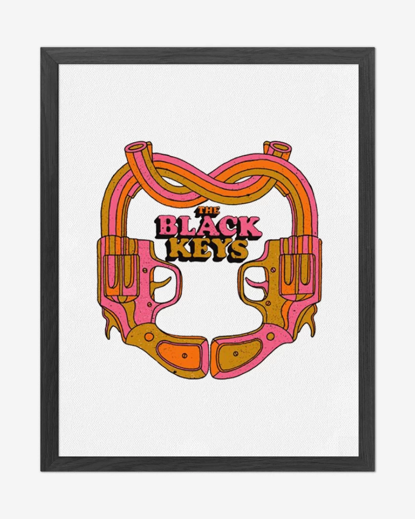 Cuadro decorativo Blanco de The black keys guns