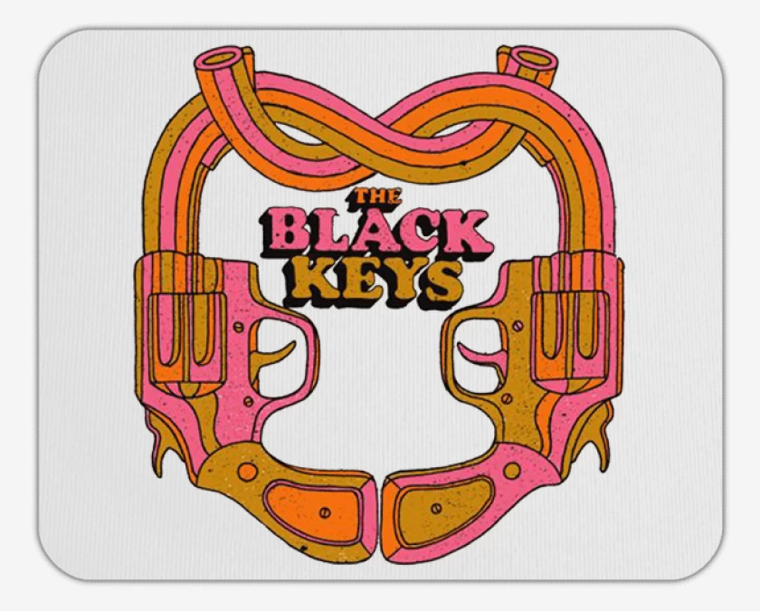 Mousepad The black keys guns