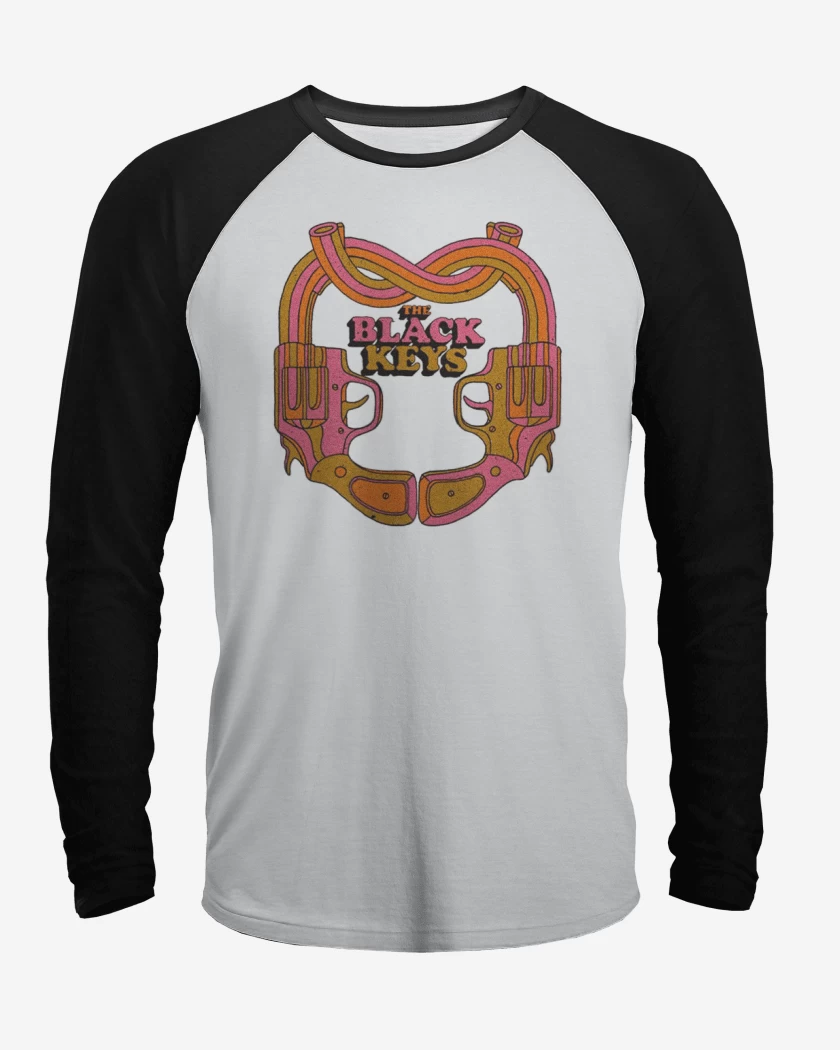 Polera Raglan The black keys guns
