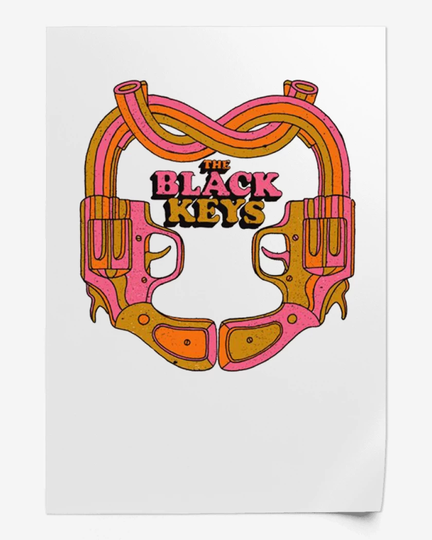 Print The black keys guns