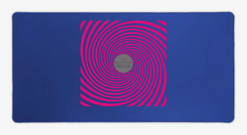 Mouse pad Gamer Azul Rey de The black keys turn blue