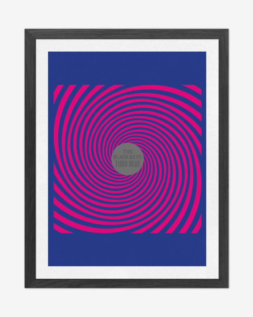 Cuadro decorativo Azul Rey de The black keys turn blue