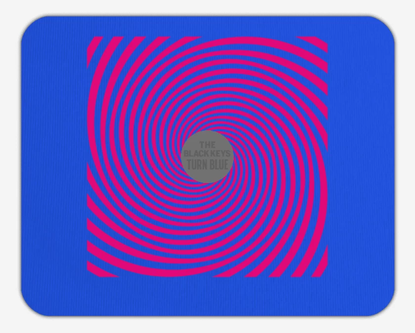 Mousepad The black keys turn blue