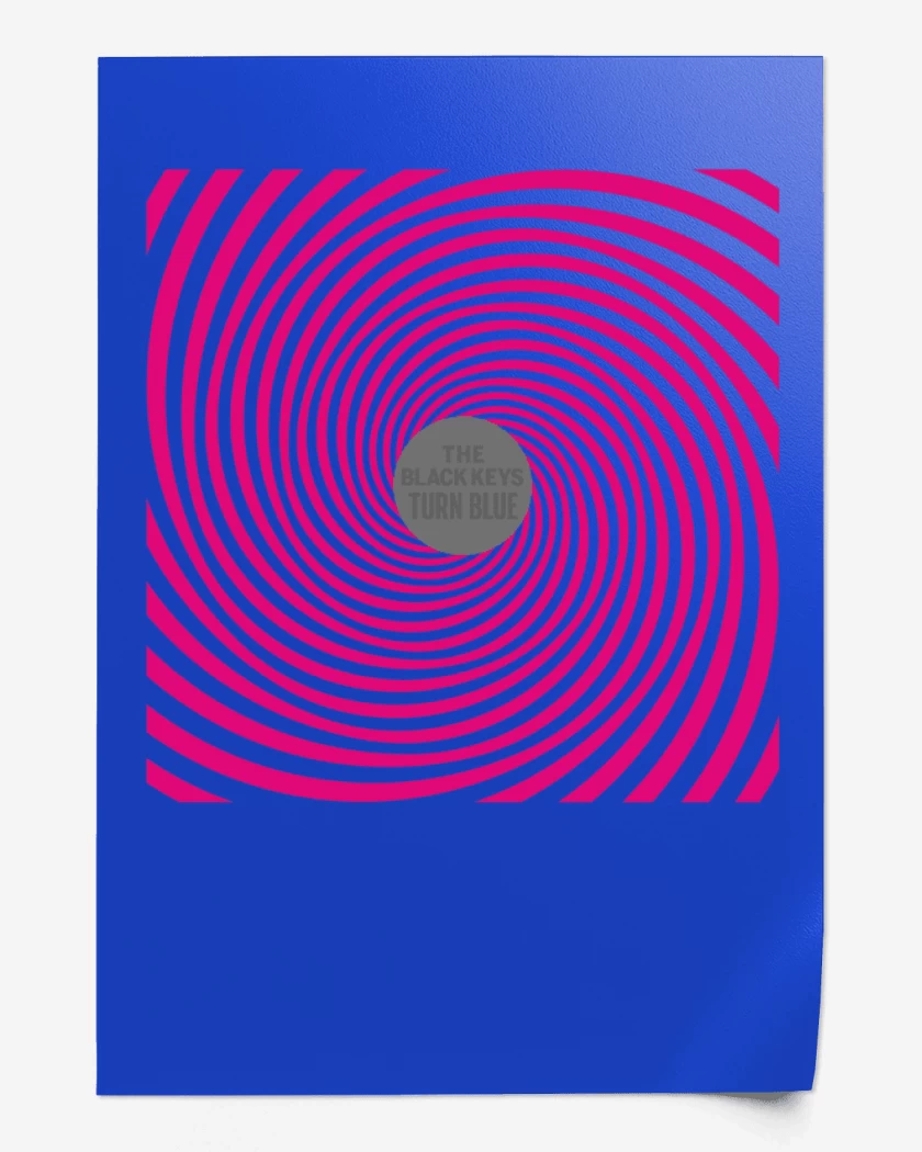 Print The black keys turn blue