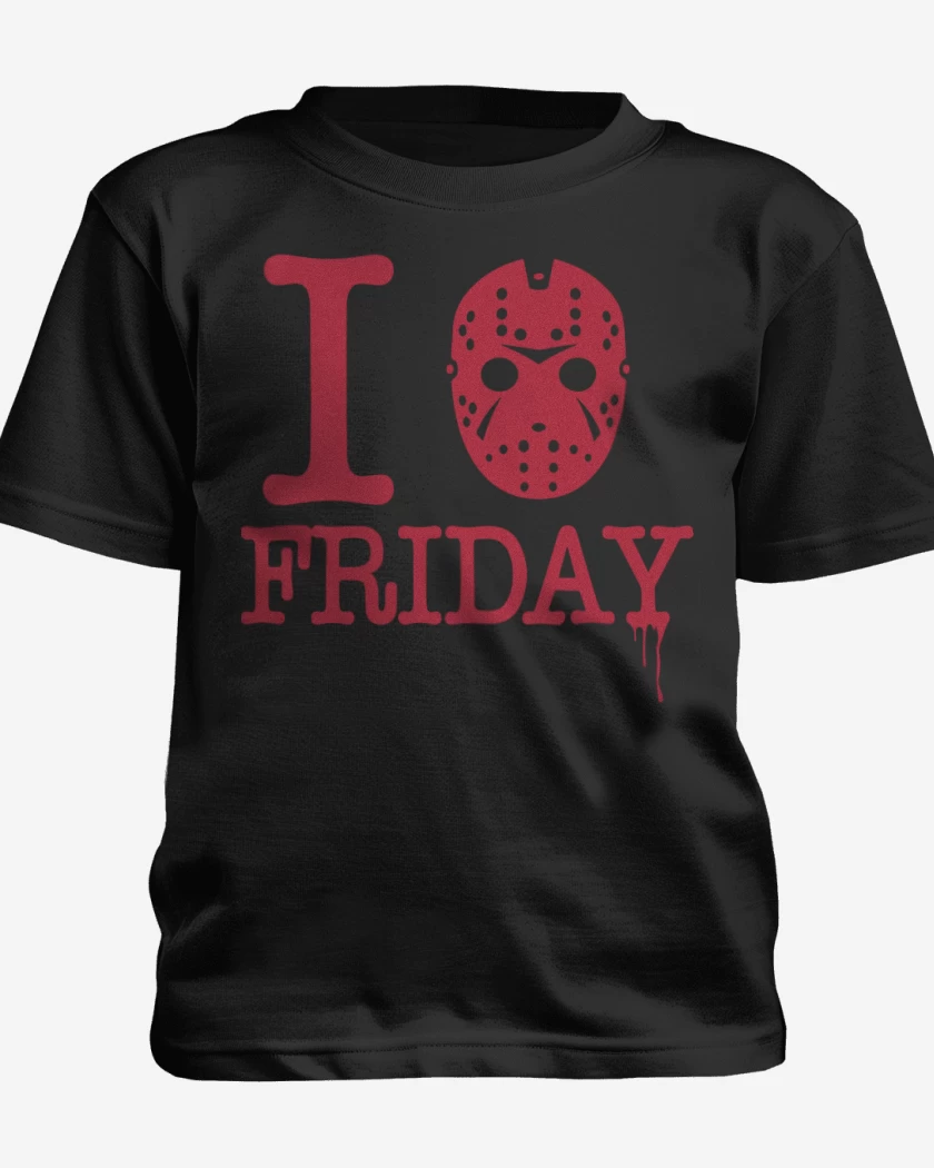 Polera de niño Negro de I love Friday