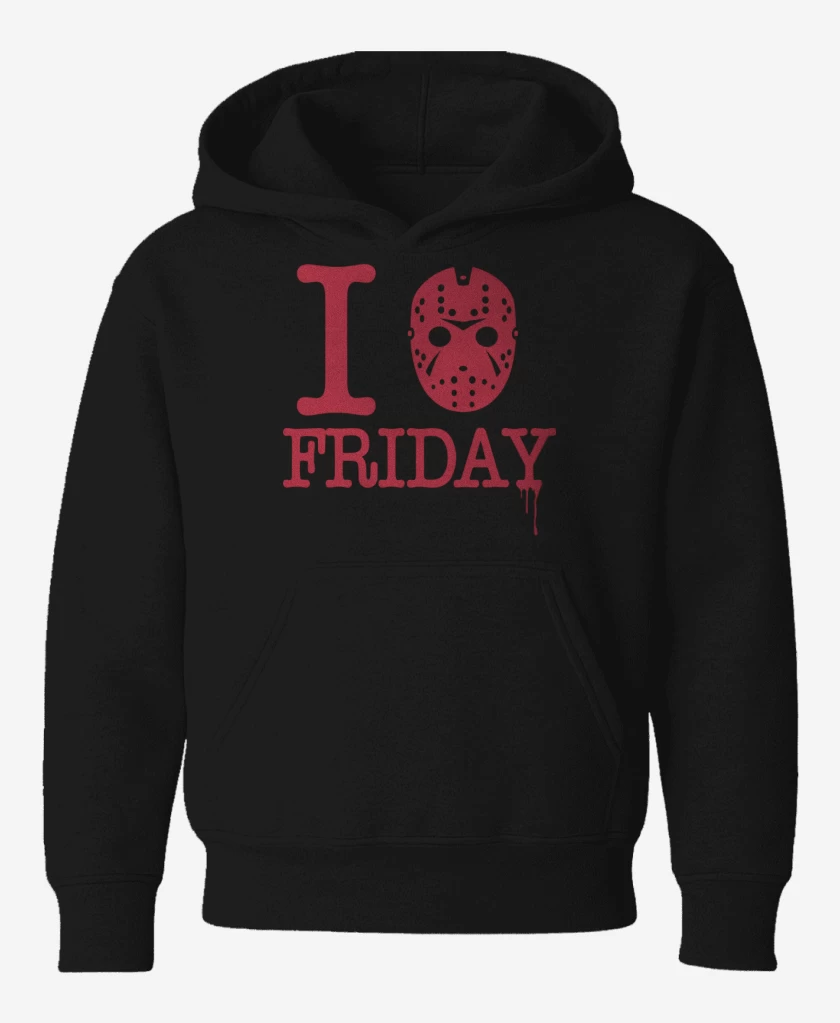 Poleron de niño Negro de I love Friday