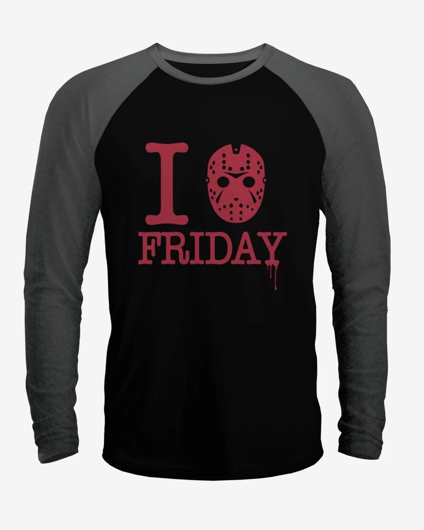Polera Raglan I love Friday