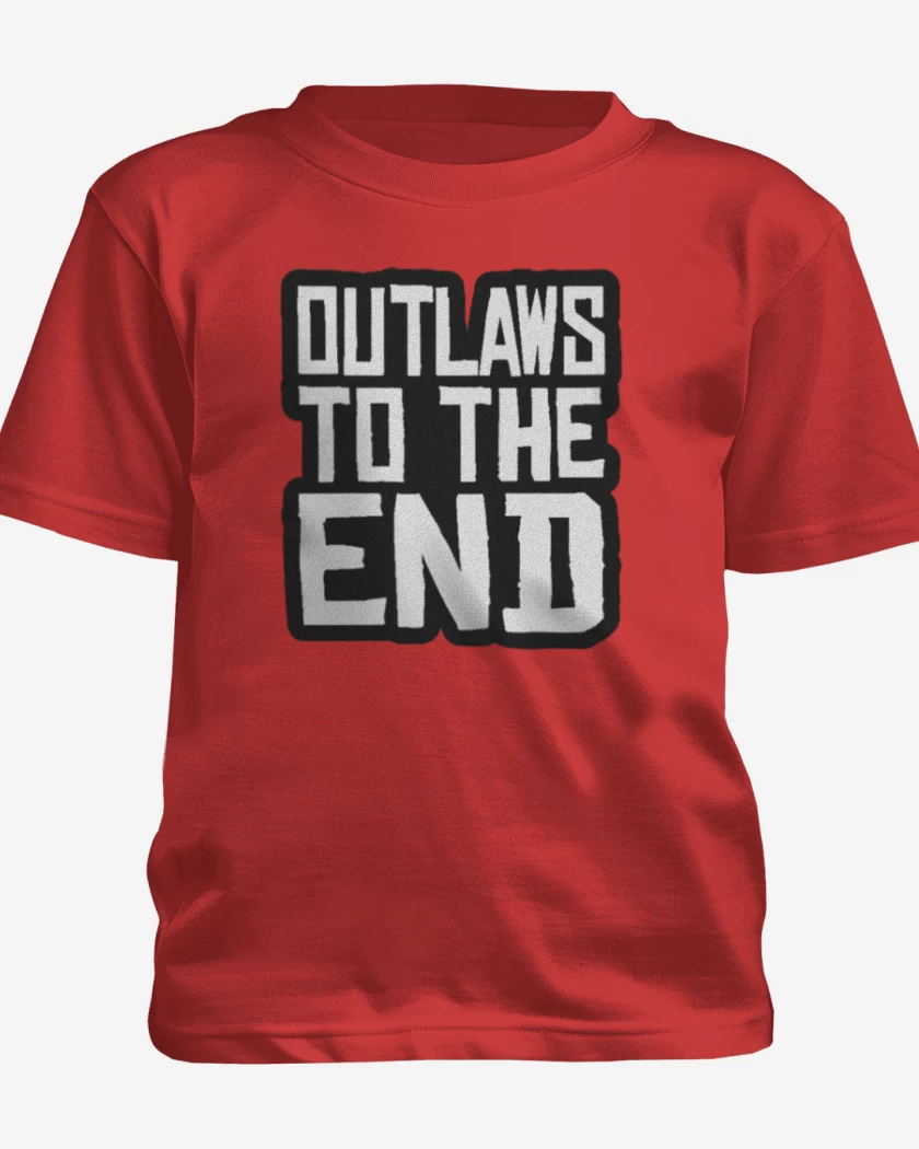 Polera de niño Rojo de Forajidos hasta el fin...