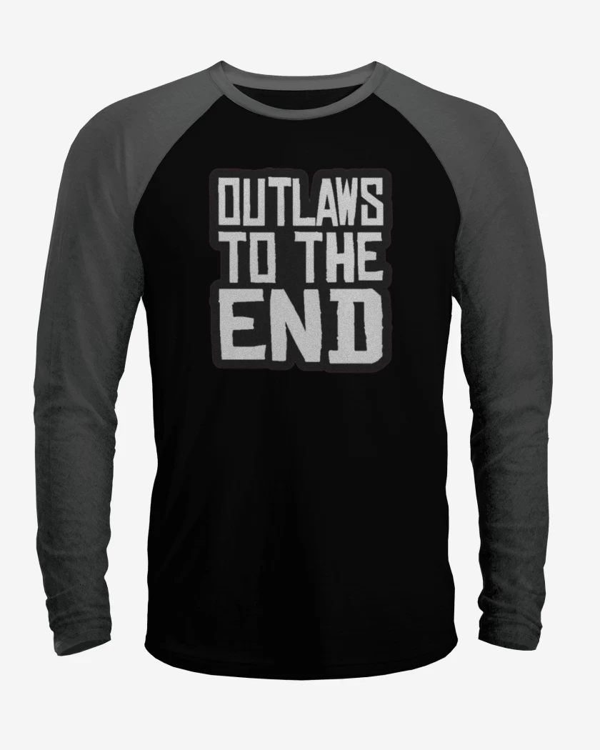 Polera Raglan Forajidos hasta el fin...