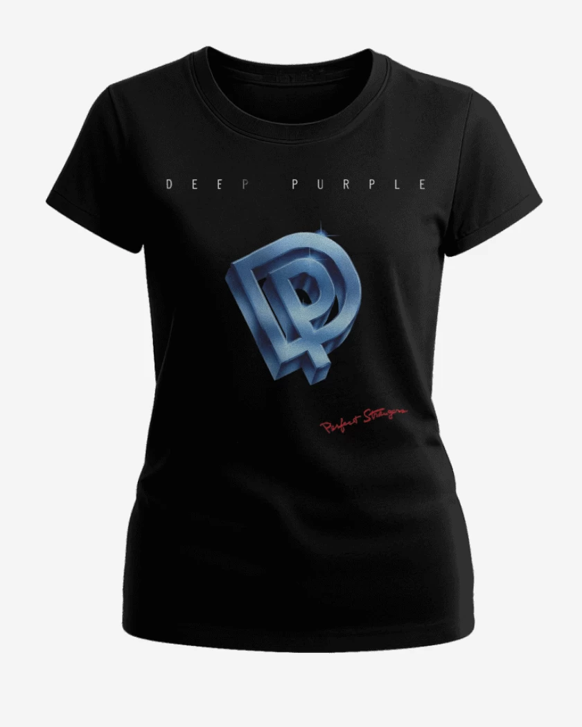 Polera de Mujer Negro de Deep purple perfect stranger