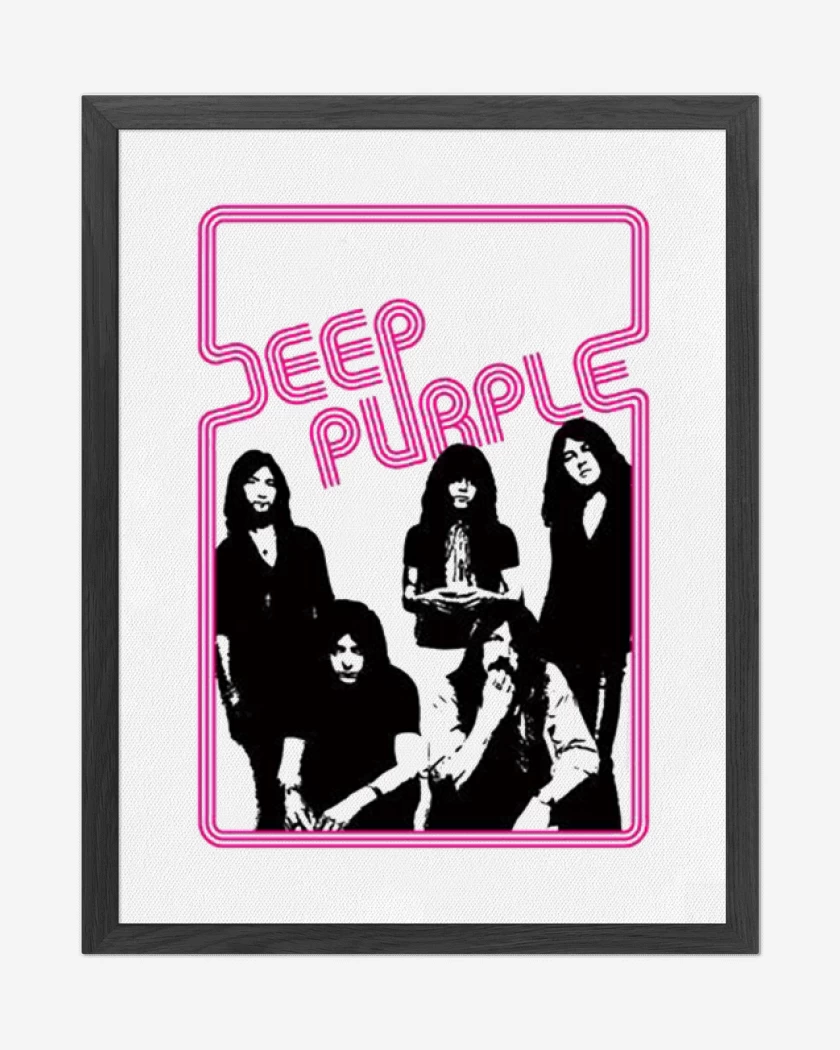 Cuadro decorativo Blanco de Deep purple 2