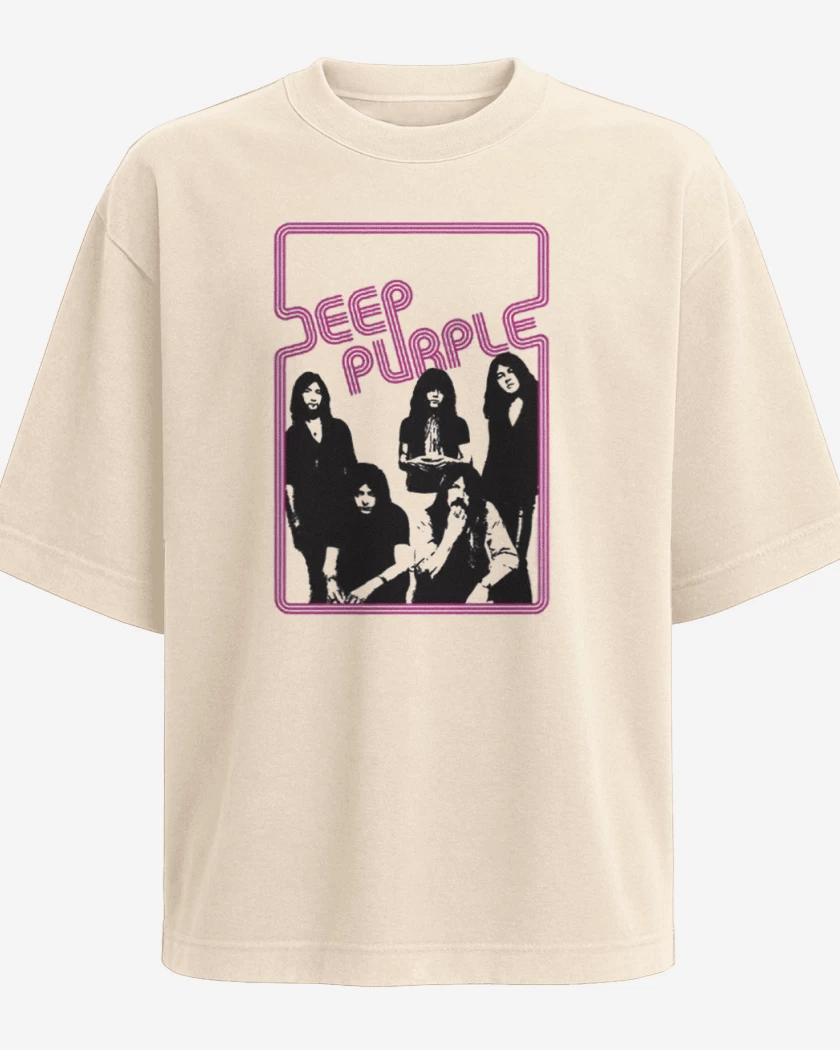 Polera Oversize Deep purple 2