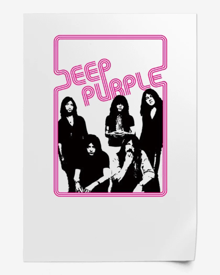 Print Blanco de Deep purple 2