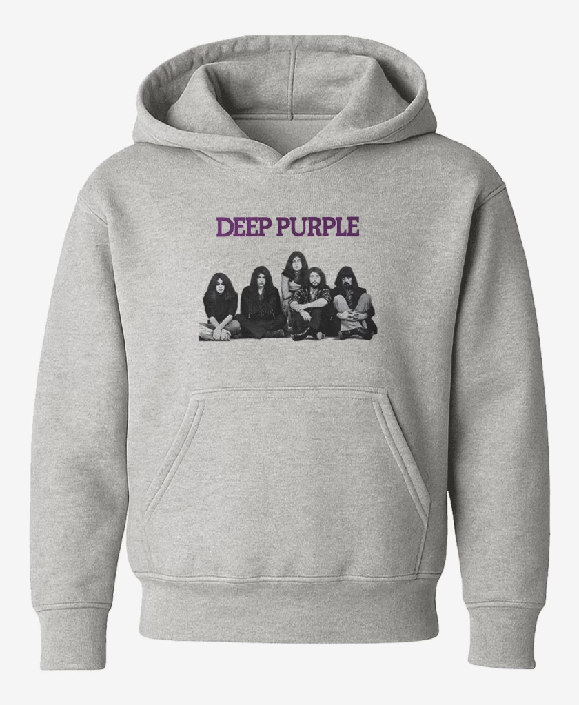 Poleron de niño Gris Melange de Deep purple 3