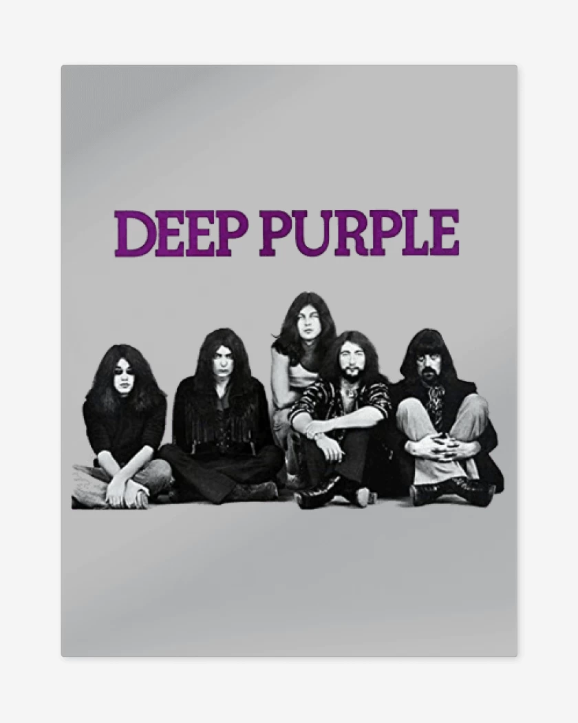 Print metalico Gris Melange de Deep purple 3
