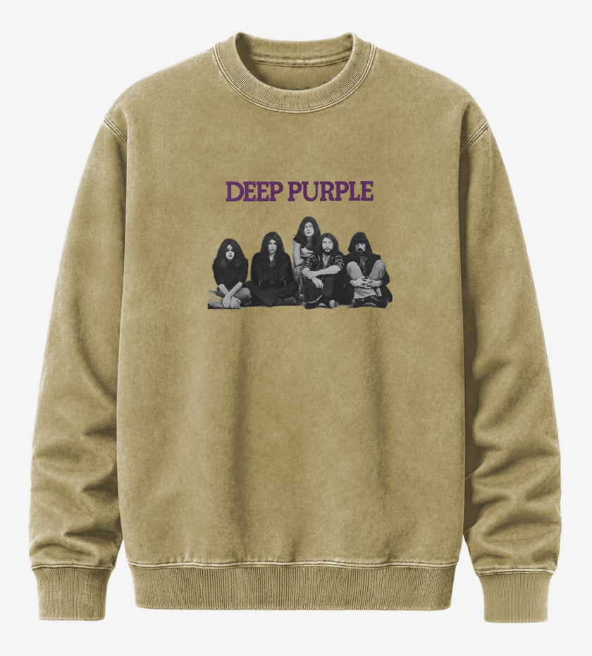 Poleron Polo Acid Wash Beige de Deep purple 3