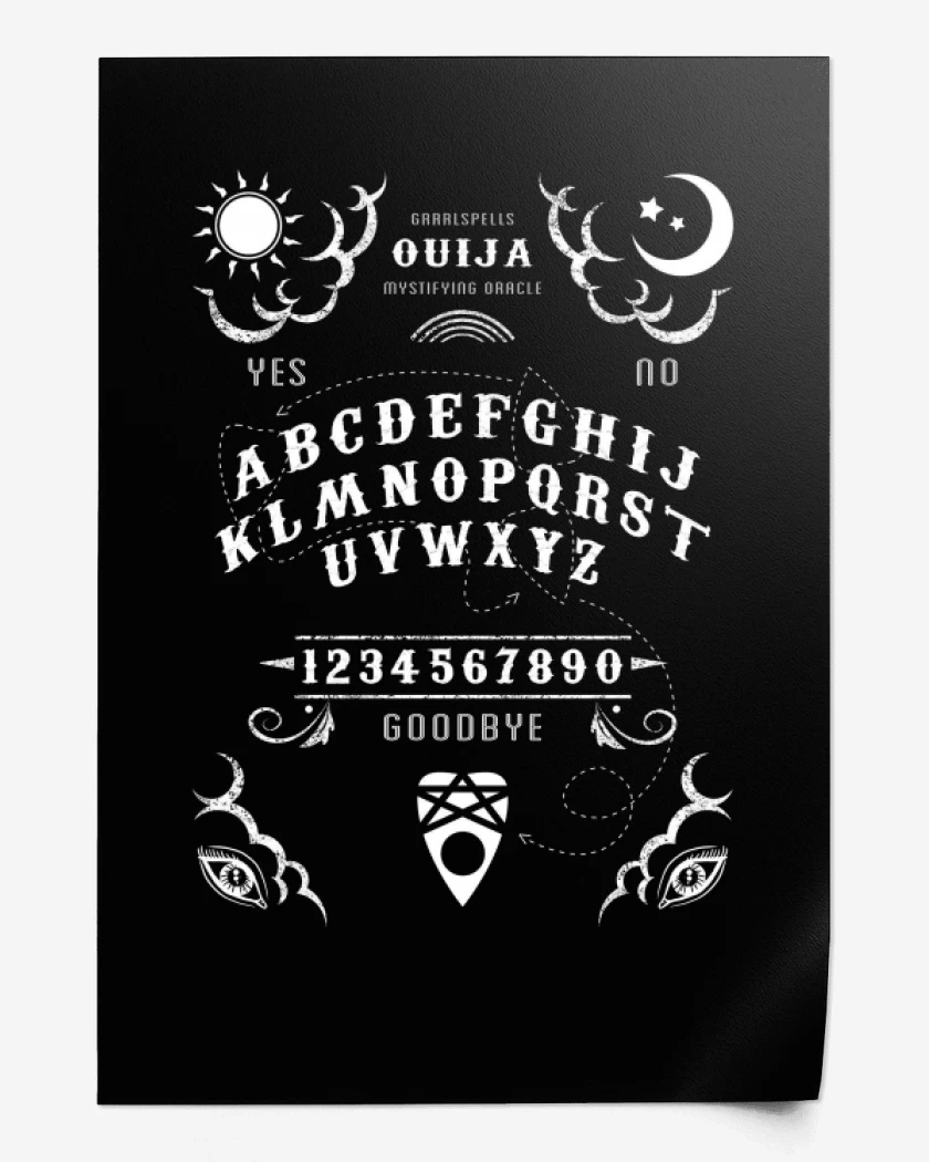 Print Negro de Ouija