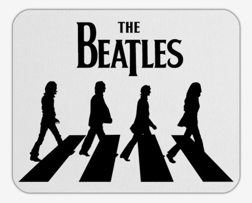 Mousepad The beatles abbey road