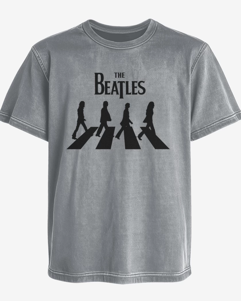 Polera desgastada The beatles abbey road
