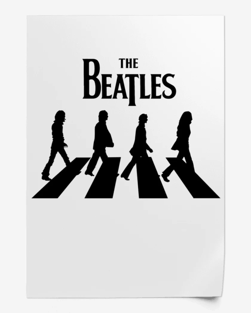 Print The beatles abbey road