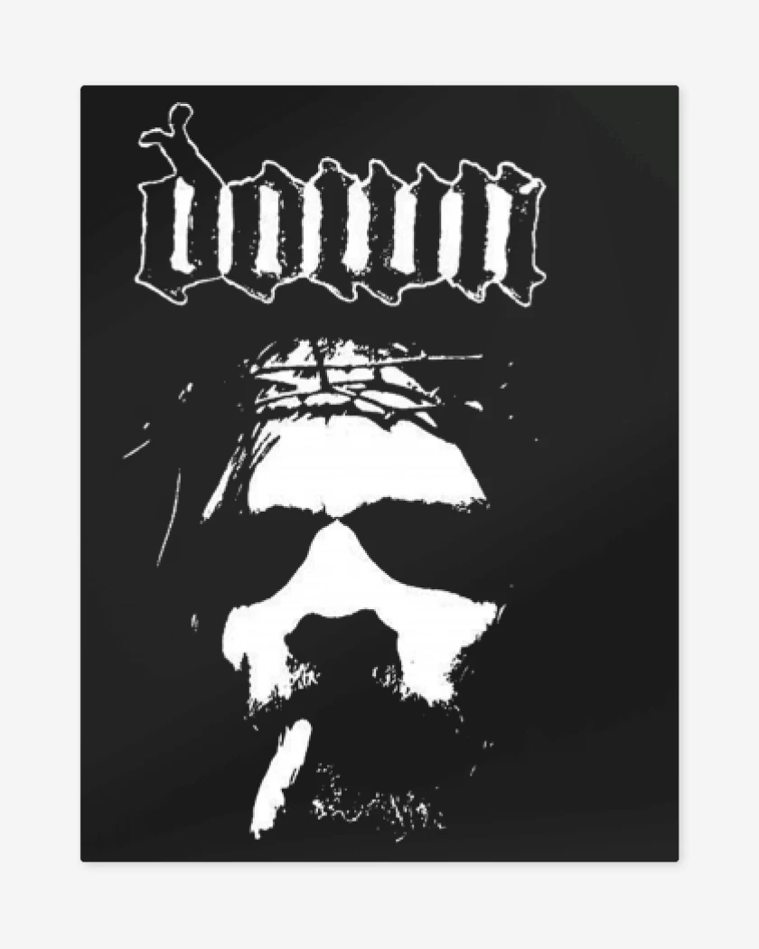 Print metalico Negro de Down